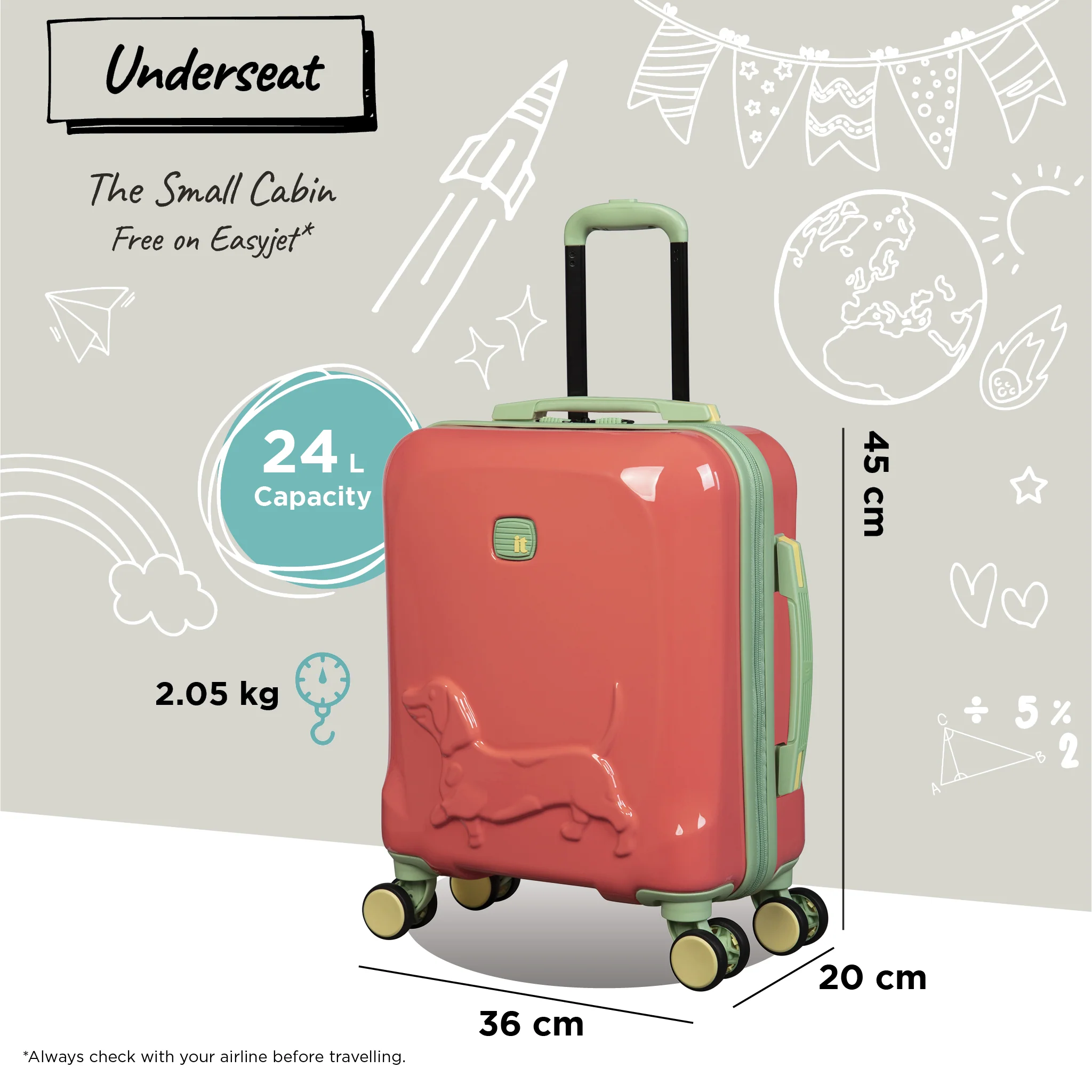 Daxie - Kids Underseat (Fusion Coral) - Image 10