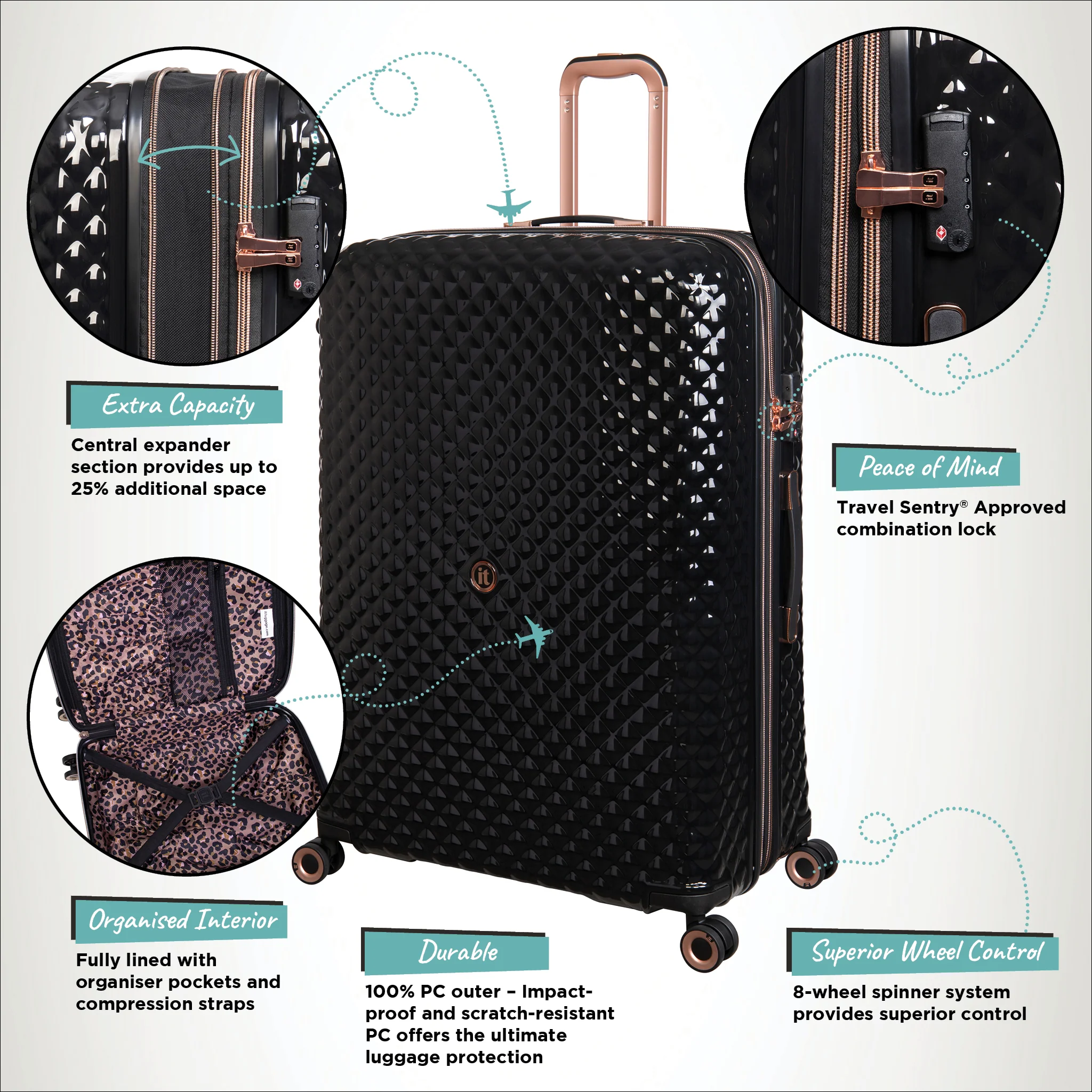 Glitzy - Extra Large (Black) - Image 12
