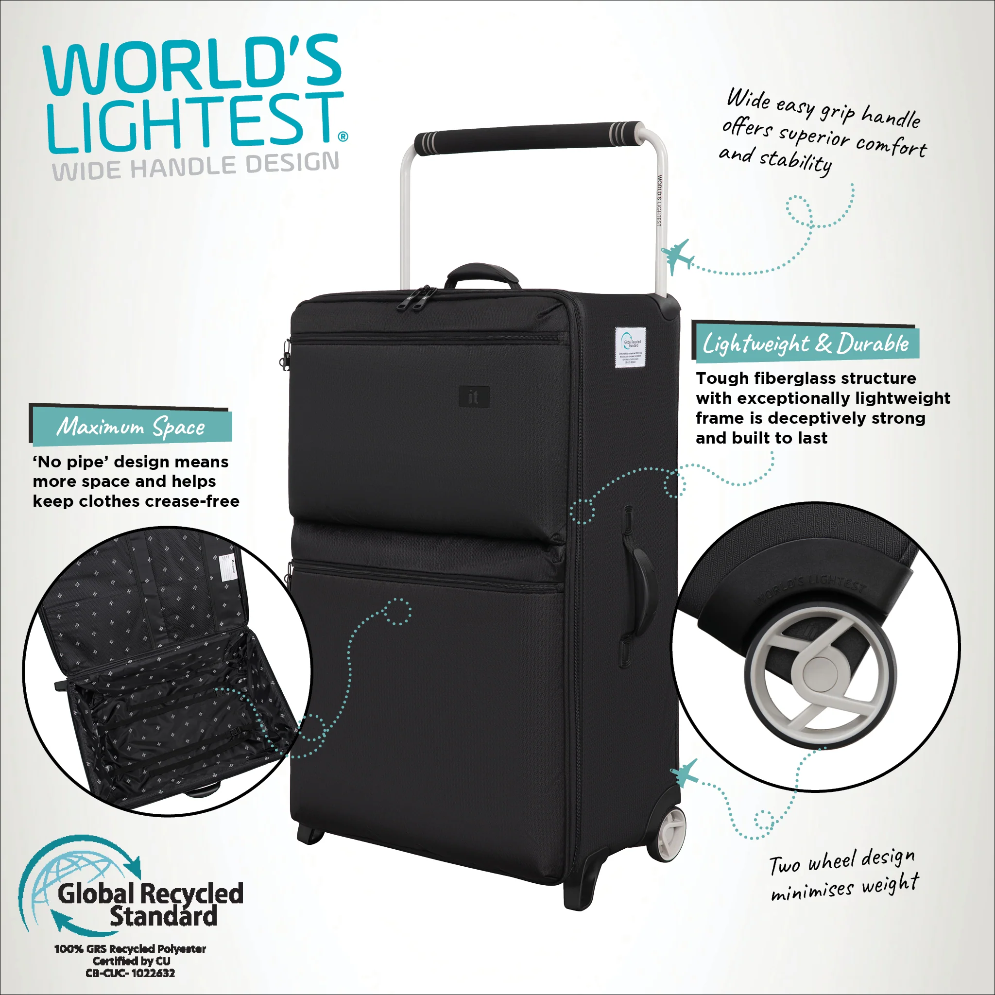 Popstar World's Lightest - 3pc Set (Black) - Image 15
